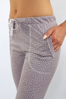 bawełniana piżama damska Agnieszka w kropki Sesto Senso