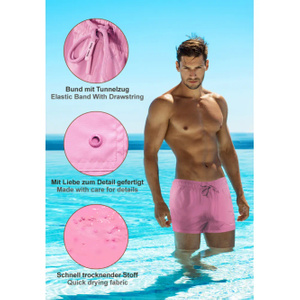 Pantaloni scurți de baie din poliester pentru bărbați SZ24
