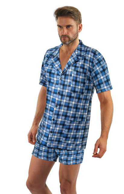 Pijama scurtă din bumbac pentru bărbați