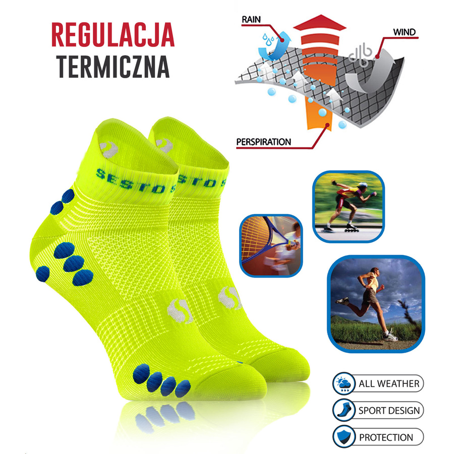 Șosete sport din poliamidă Unisex 3-pack