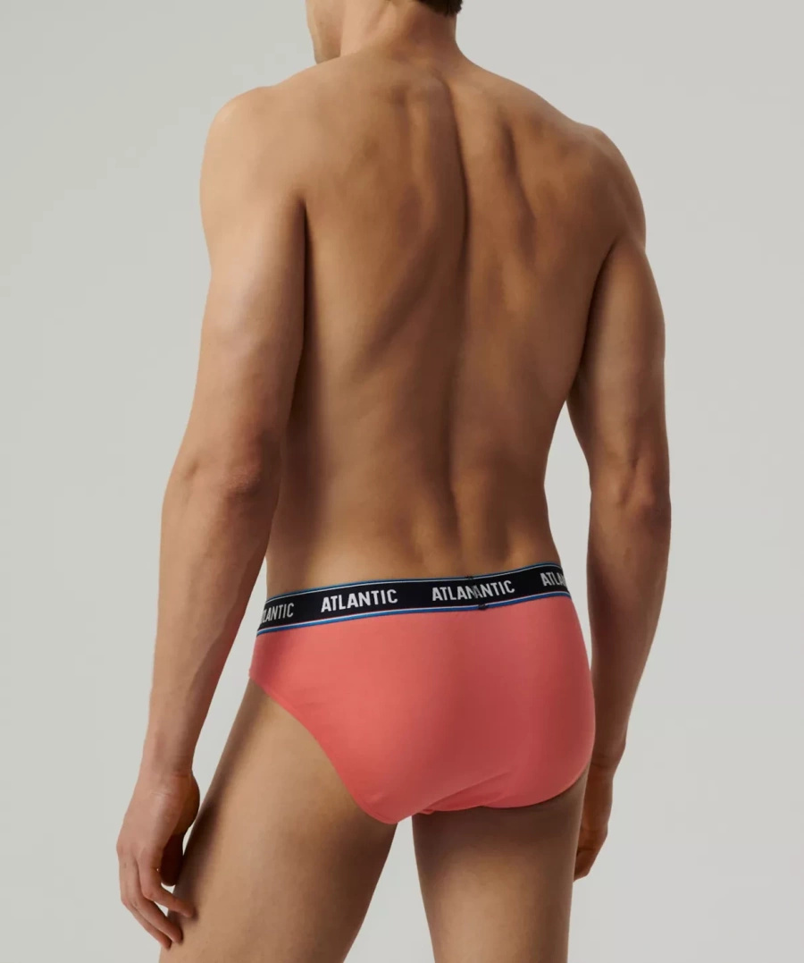 Chiloți sport gri pentru bărbați, 3-pack, cu cauciuc moale Atlantic - potrivirea perfectă.