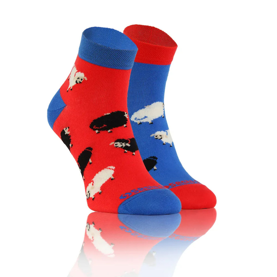 Skarpety KOLOROWE stopki nie do pary ZABAWNE WZORY