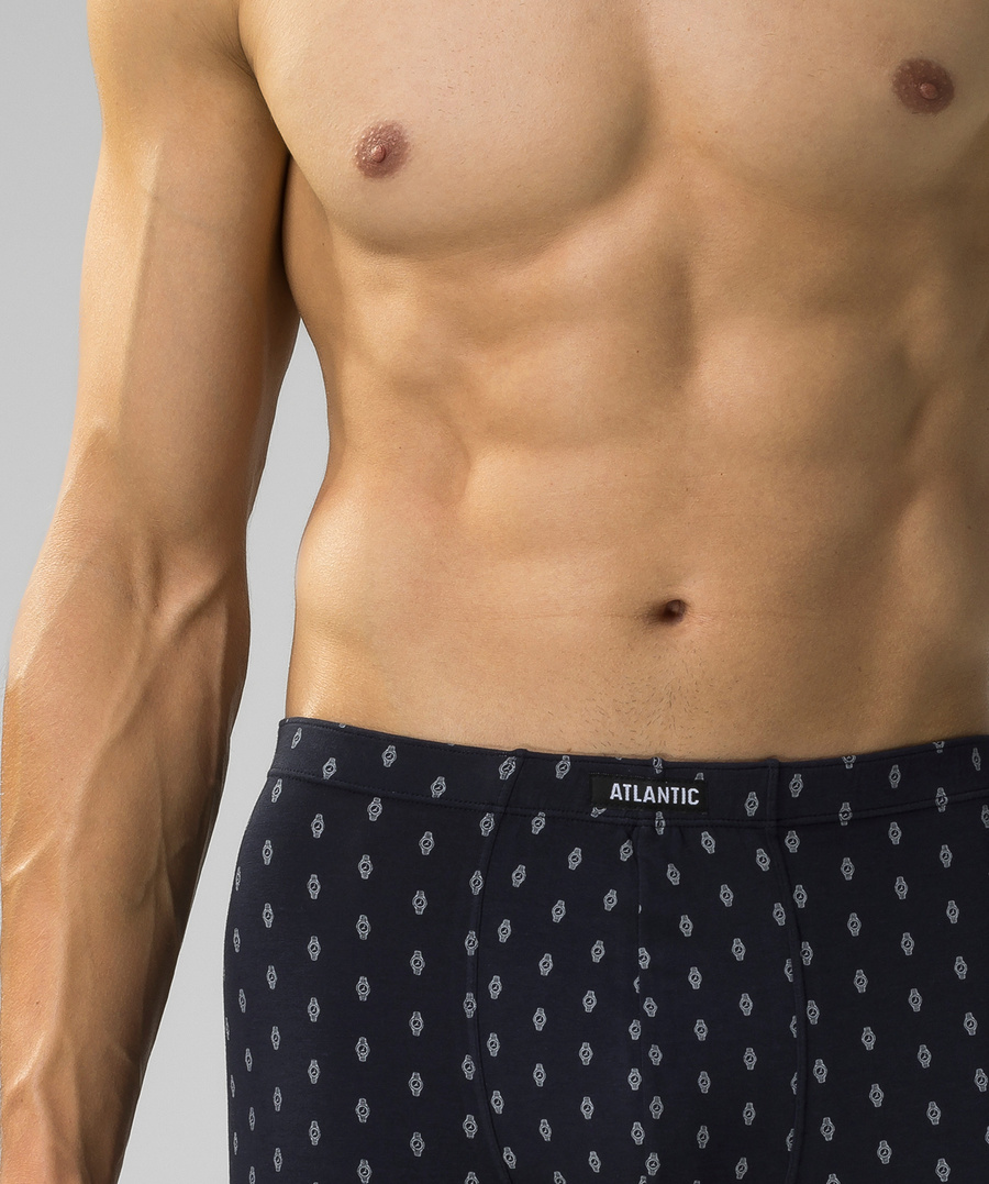 Pantaloni scurți boxeri din bumbac pentru bărbați 3-Pack