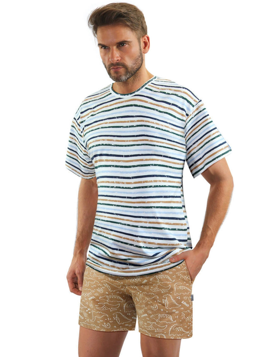 Piżama Męska Krótki Rękaw 2556/10