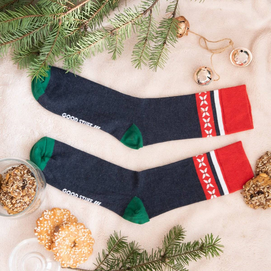 Șosete de Crăciun din bumbac pentru bărbați