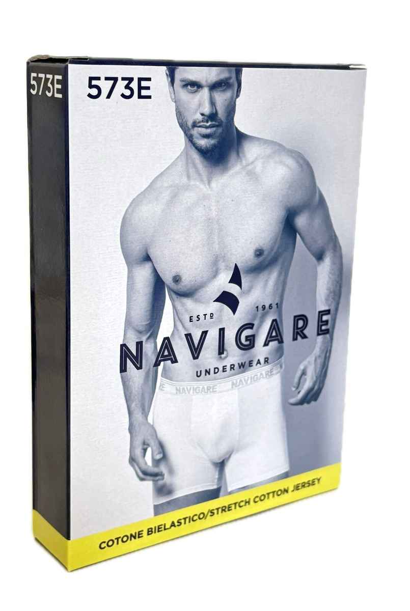 Pantaloni scurți pentru bărbați cu cauciuc exterior Art 573 White Navigare