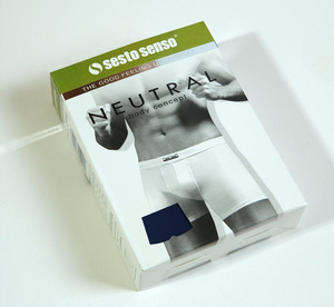 Boxeri pentru bărbați din bumbac neutru