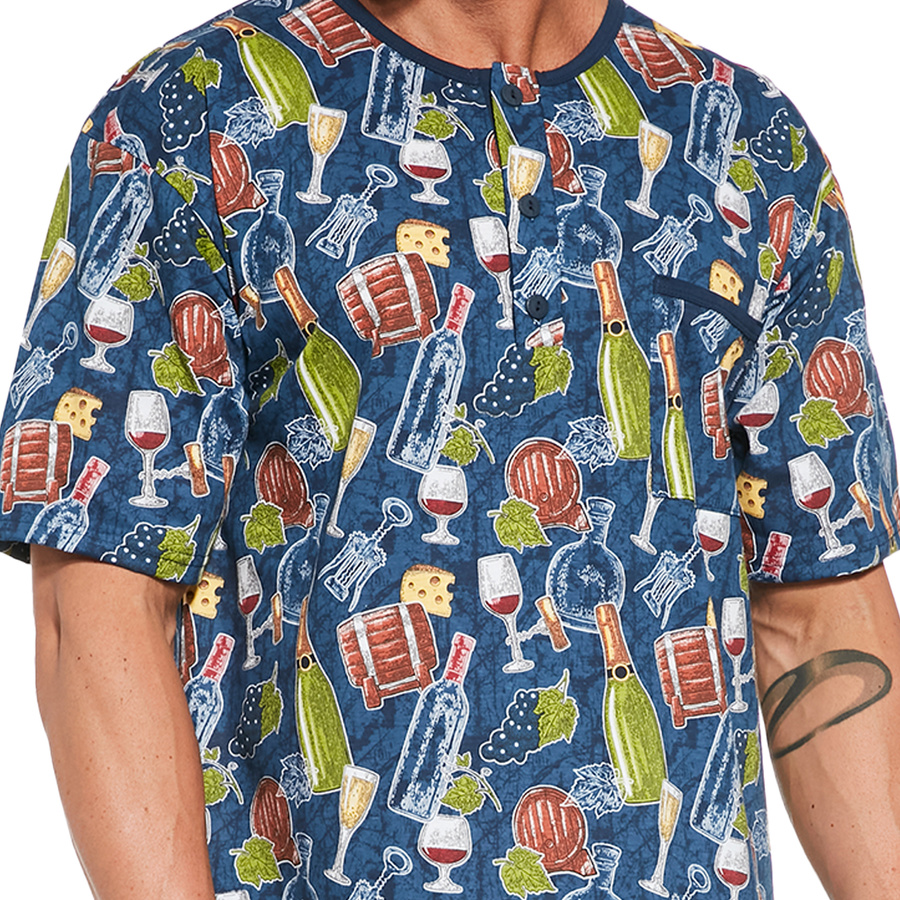 Piżama męska bawełniana Koszula nocna 109 Cornette