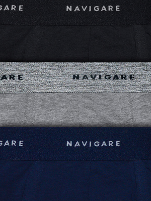 Bărbați Boxer Shorts cu cauciuc exterior Fitted Art 103T Navigare