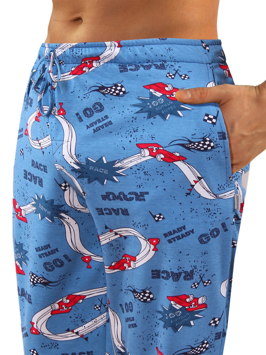 Pijama grafit pentru bărbați cu motive Cars