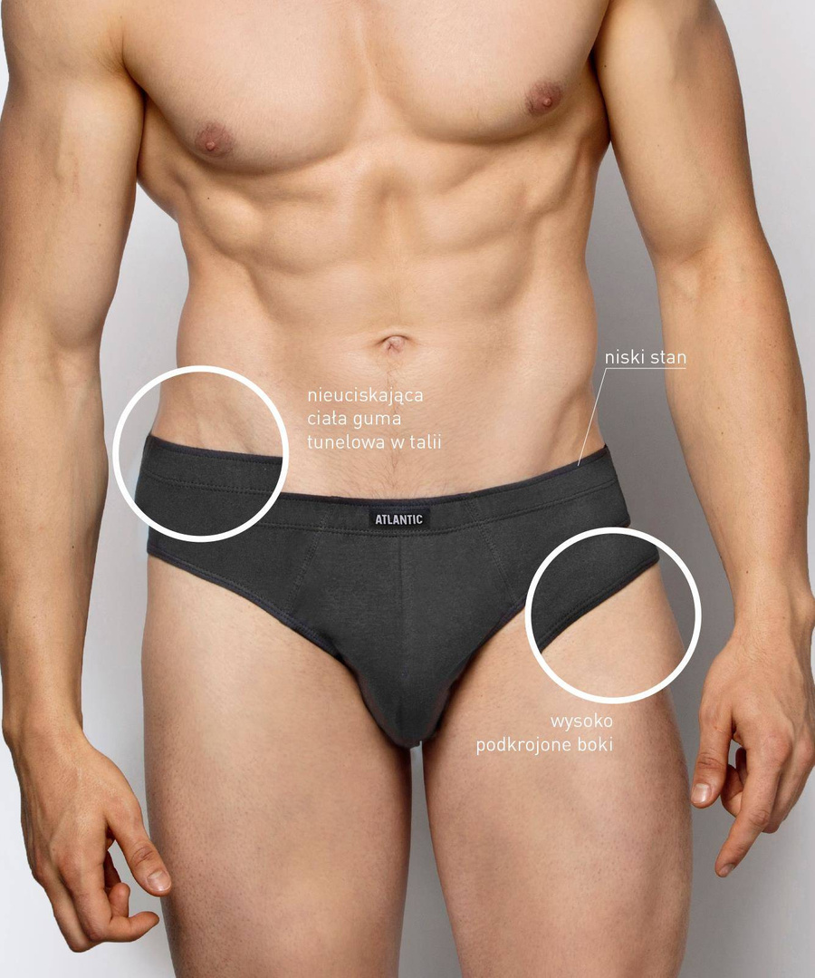 Chiloți sport din bumbac pentru bărbați 3-Pack