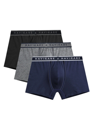 Pantaloni scurți boxeri pentru bărbați cu cauciuc exterior Fitted Art. 312T Navigare