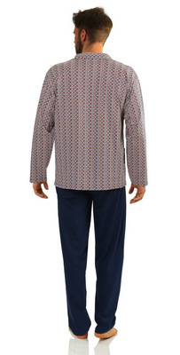 Piżama Męska Długi Rękaw Rozpinana 2385/15