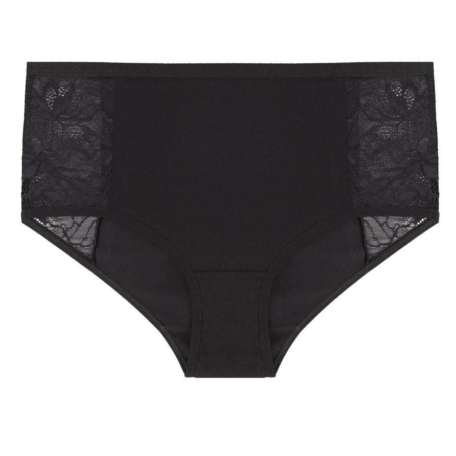 Figi damskie maxi bikini z koronką 6-pak