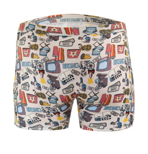 Pantaloni scurți boxeri din bumbac pentru bărbați în stil amuzant