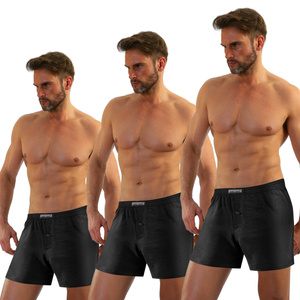 Panther Bărbați din bumbac Boxer Shorts Plus Dimensiune