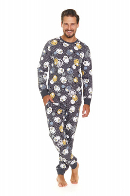 Pijama Comfort pentru bărbați din bumbac de oaie