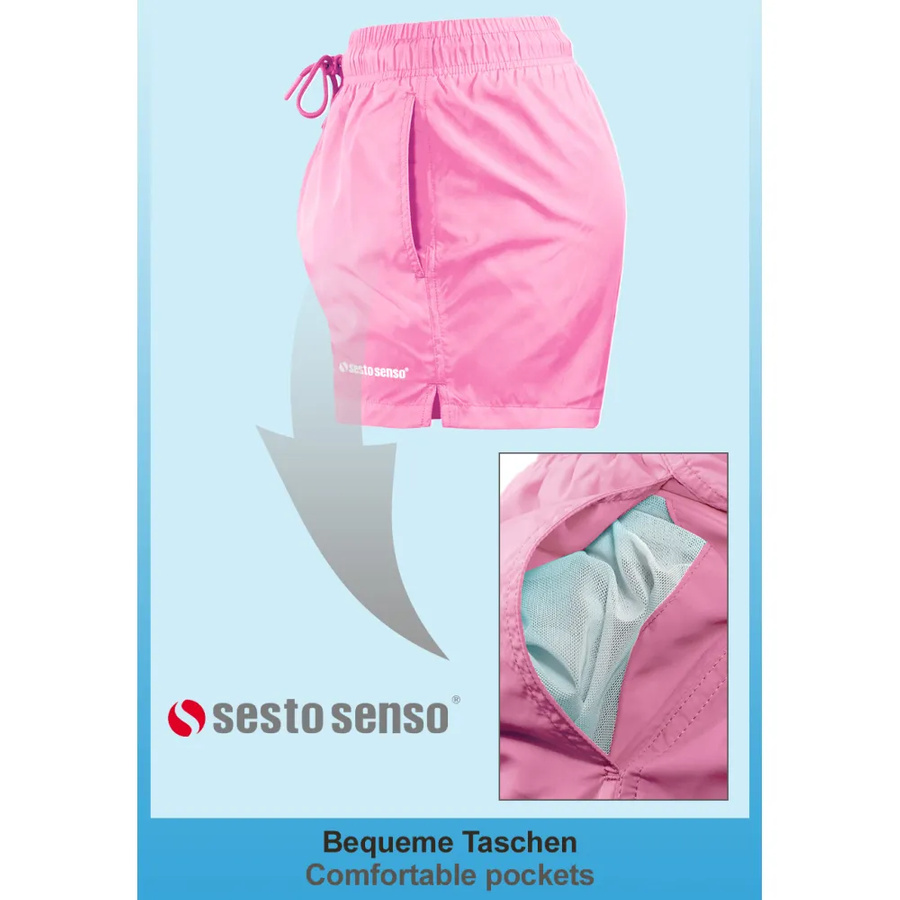 Pantaloni scurți de baie din poliester pentru bărbați SZ24