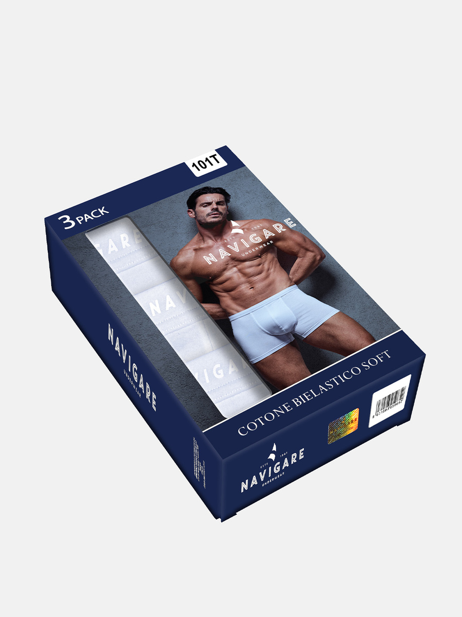 Pantaloni scurți boxeri pentru bărbați cu cauciuc interior ajustat Art. 101T Navigare