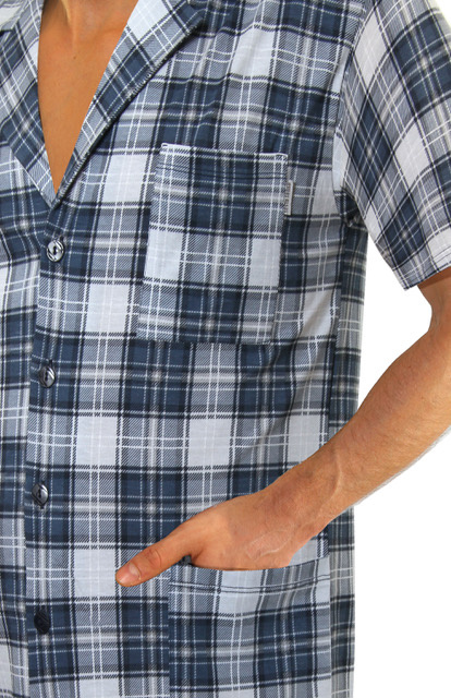 Pijama scurtă din bumbac pentru bărbați