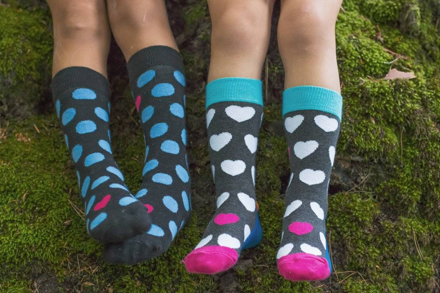 Șosete pentru copii din bumbac Hearts