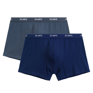Pantaloni scurți boxeri pentru bărbați din bumbac albastru 2-Pack