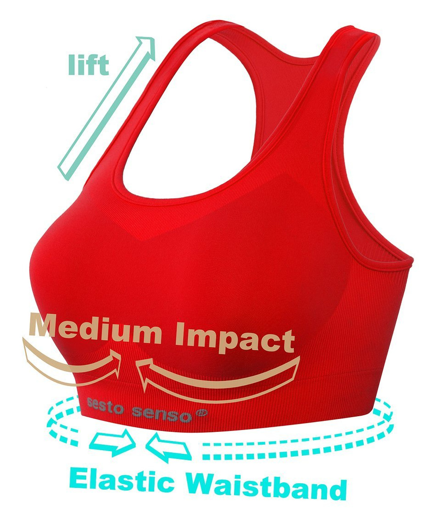 Bezszwowy Top Sportowy