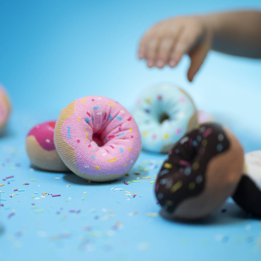 Șosete Donut pentru femei din bumbac