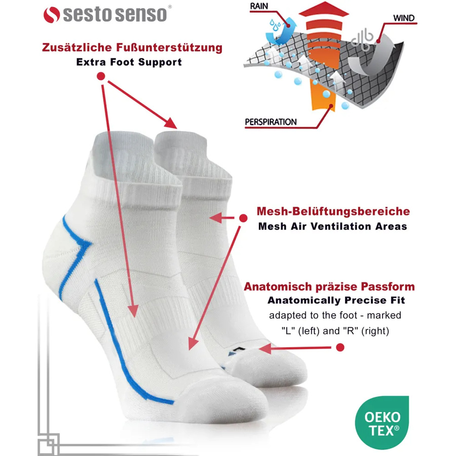 Skarpety Sportowe Sport Socks SKB10 Sesto Senso