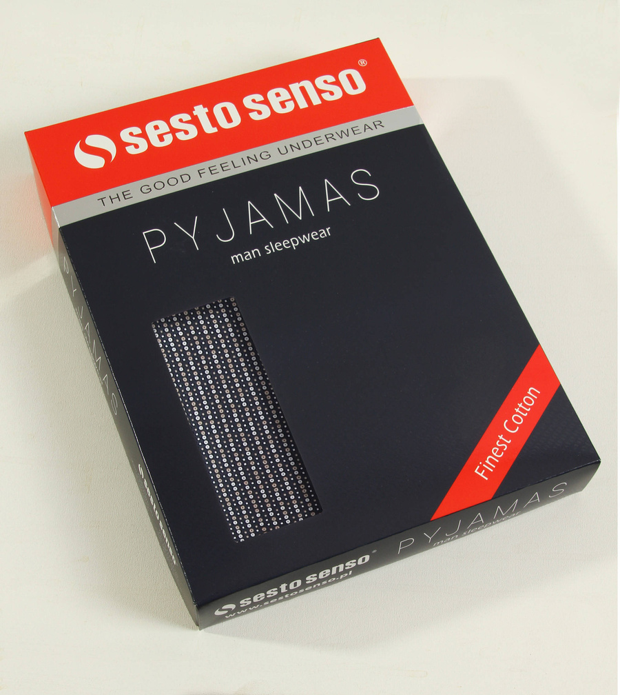 Piżama Męska Długi Rękaw Rozpinana 2636/02