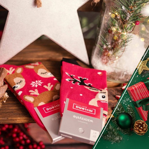 Șosete de Crăciun pentru bărbați Reindeer cu ochelari