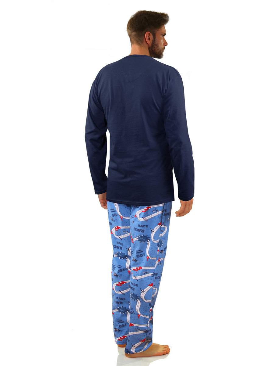 Pijama grafit pentru bărbați cu motive Cars