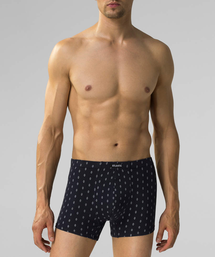 Pantaloni scurți boxeri din bumbac pentru bărbați 3-Pack