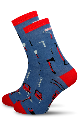 Skarpetki męskie wzorowane