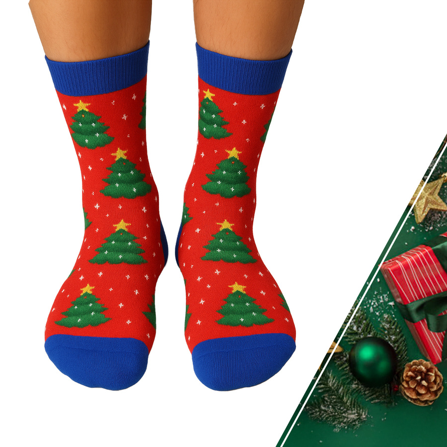 Șosete de Crăciun pentru un cadou