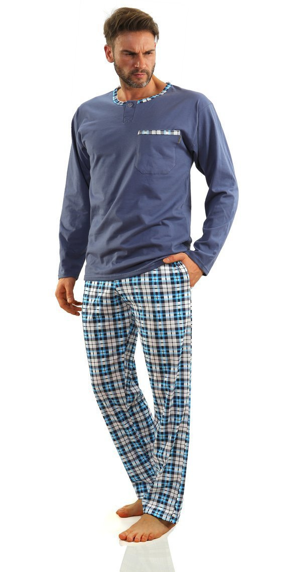 Piżama Męska Długi Rękaw JASIEK 2576/26