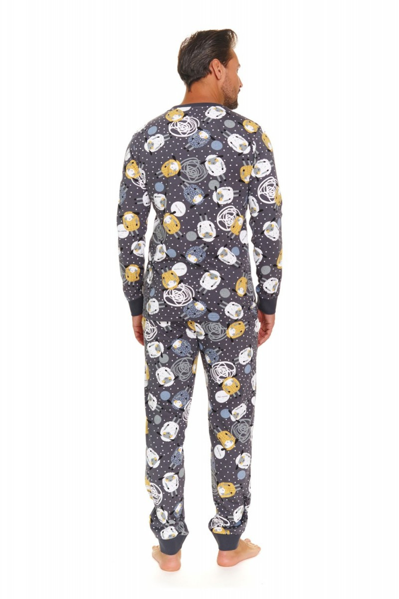 Pijama Comfort pentru bărbați din bumbac de oaie