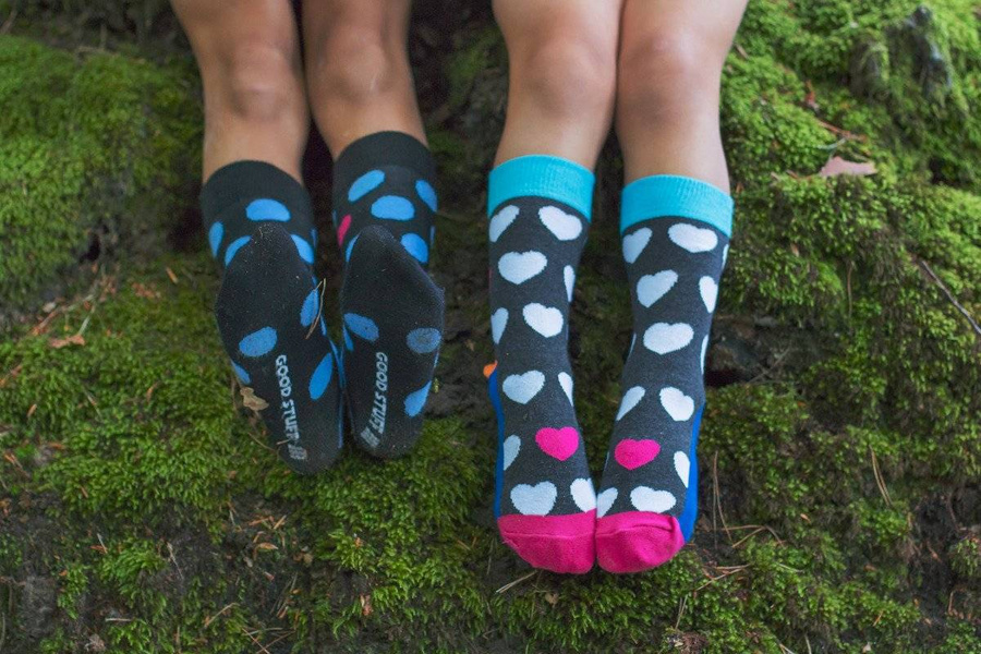 Șosete pentru copii din bumbac Hearts