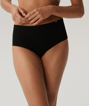Bottoms maxi din bumbac negru pentru femei