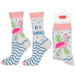 Flamingo Șosete de bumbac pentru femei