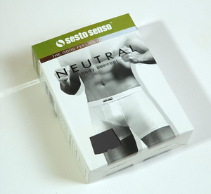 Boxeri pentru bărbați din bumbac neutru
