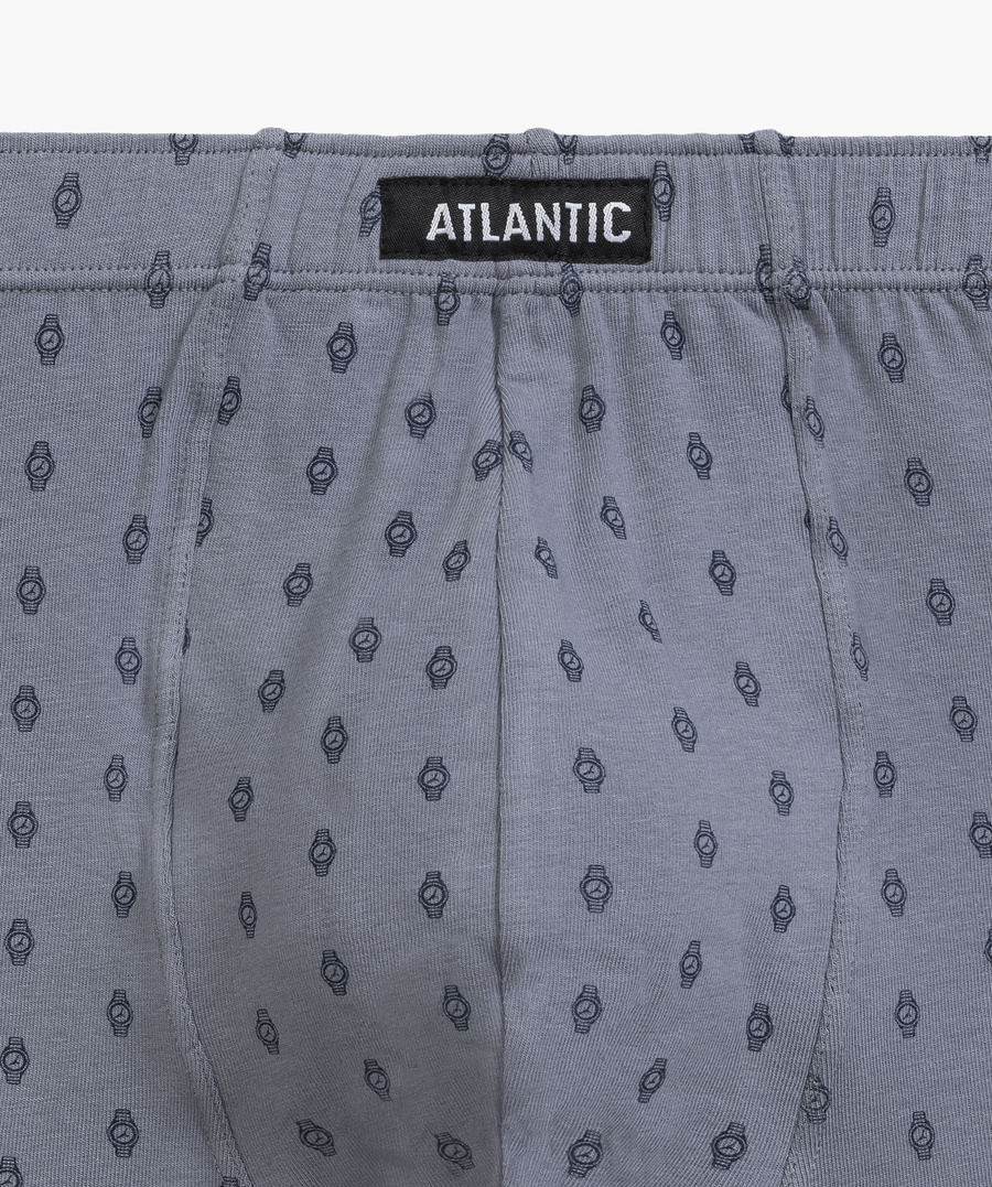 Pantaloni scurți boxeri din bumbac pentru bărbați 3-Pack