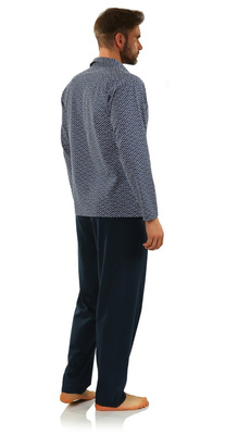 Piżama Męska Długi Rękaw Rozpinana 2385/15