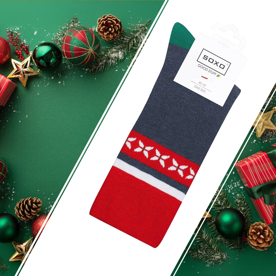 Șosete de Crăciun din bumbac pentru bărbați