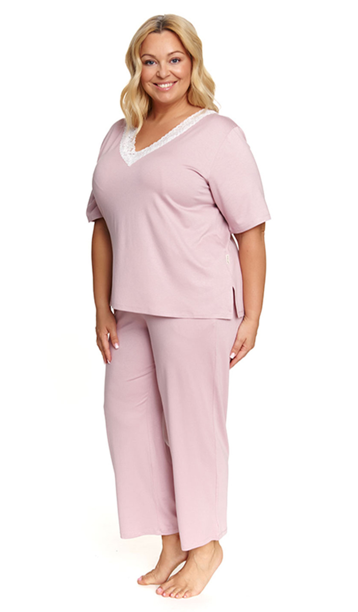 Femeii Plus Dimensiune bumbac pijamale