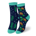 Kolorowe skarpetki damskie zabawne wzory Milena