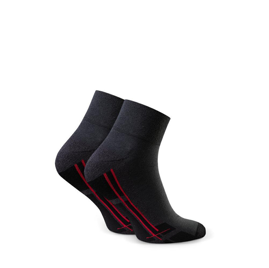 Șosete sport din bumbac negru pentru femei