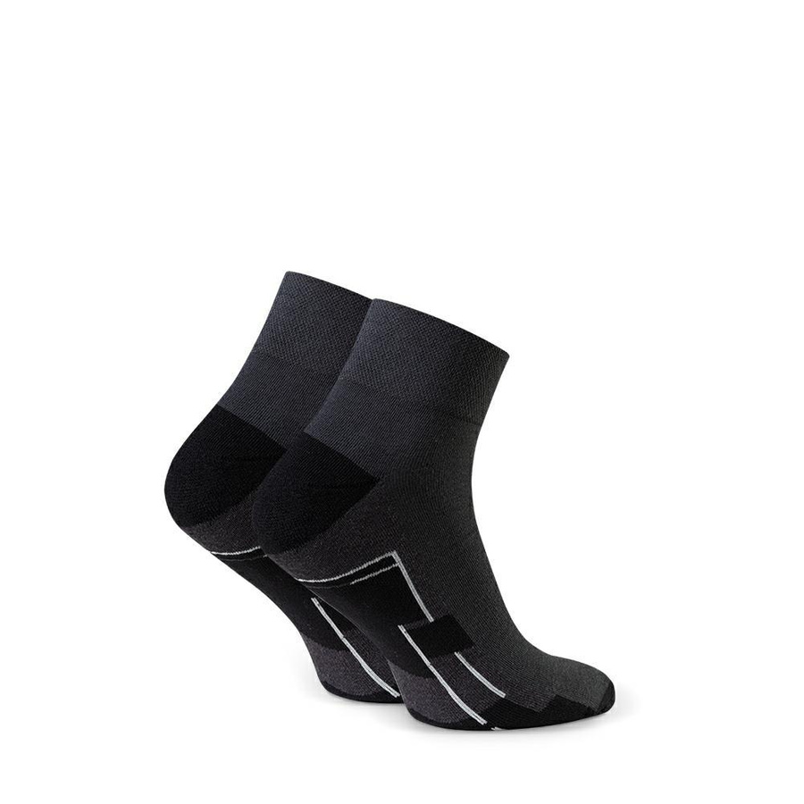 Șosete sport din bumbac negru pentru femei