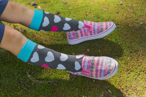 Șosete pentru copii din bumbac Hearts