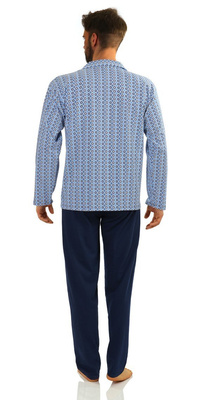 Piżama Męska Długi Rękaw Rozpinana 2385/15